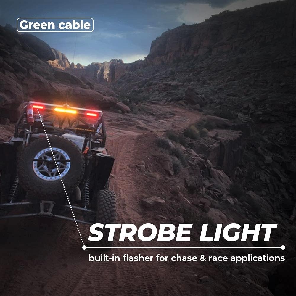 UTV Chase LED Tail Light Brake Light Bar with 5 Modes Pack of 2 P7223