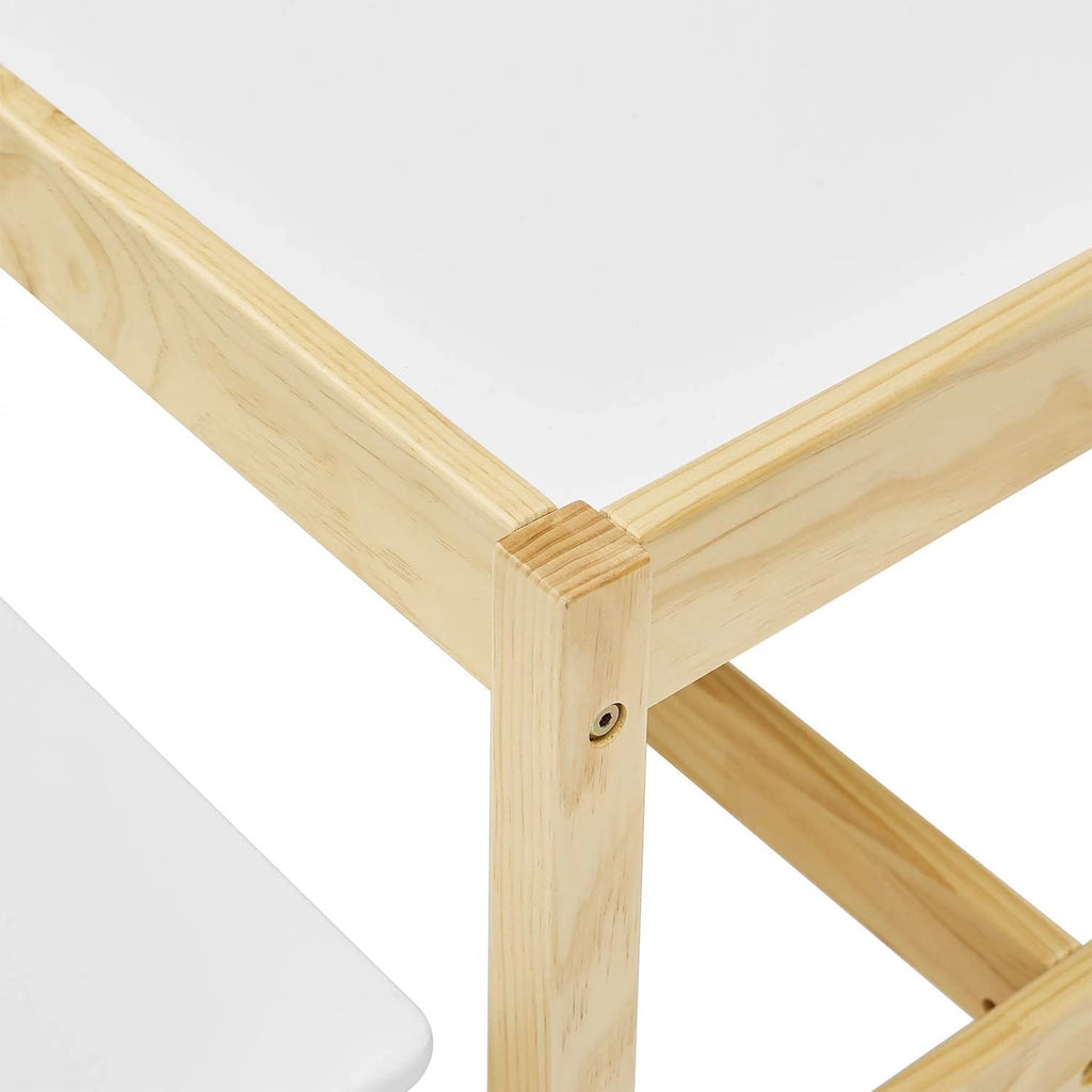 Wooden 3 In 1 Kids Play Table and Bench Chair Set J9092
