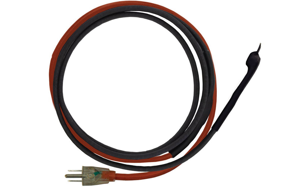 Black 30' Pipe Trace Cable with Stat and Plug Z43017