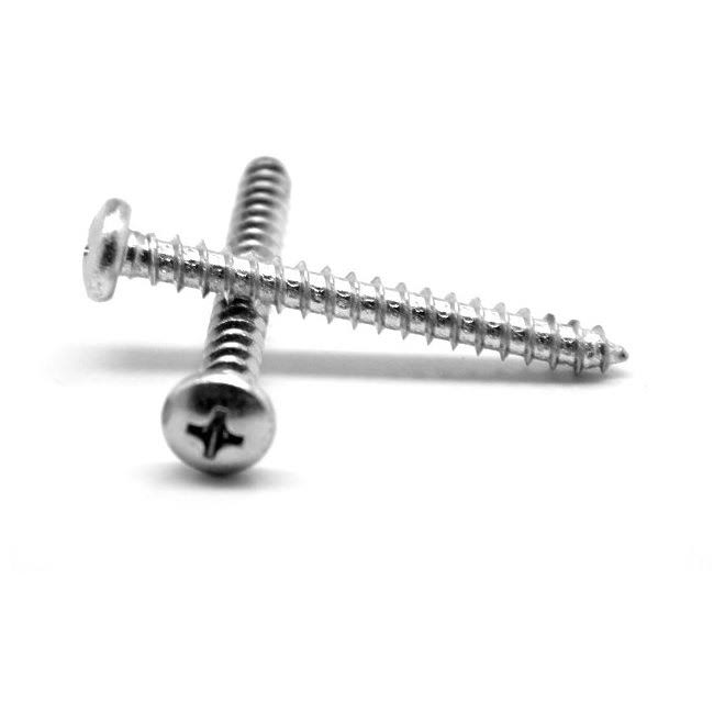 10000 Piece Zinc Plated Low Carbon Steel Phillips Pan Head Sheet Metal Screw F53790