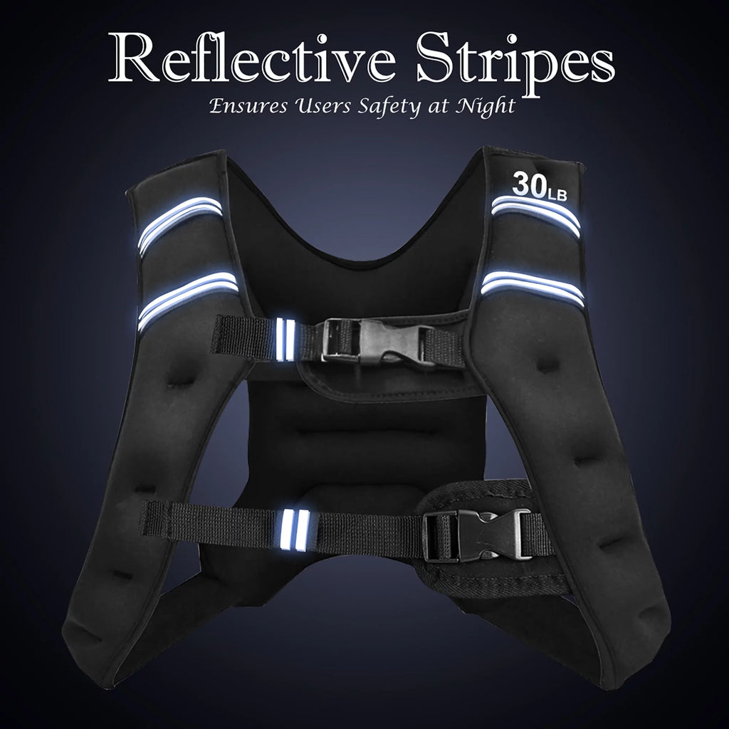30LBS Adjustable Weighted Vest P3277