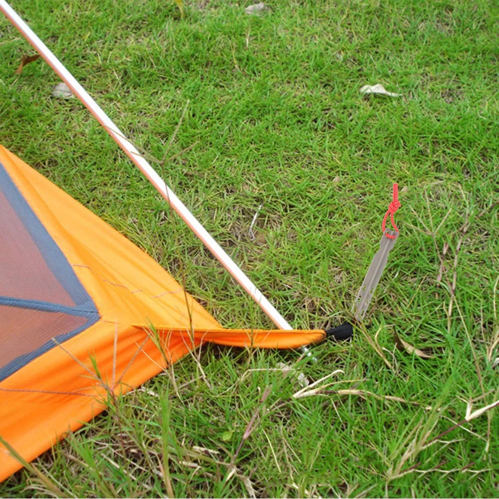 Windproof 6/8/12 V-shaped Alloy Tent Stakes V8514