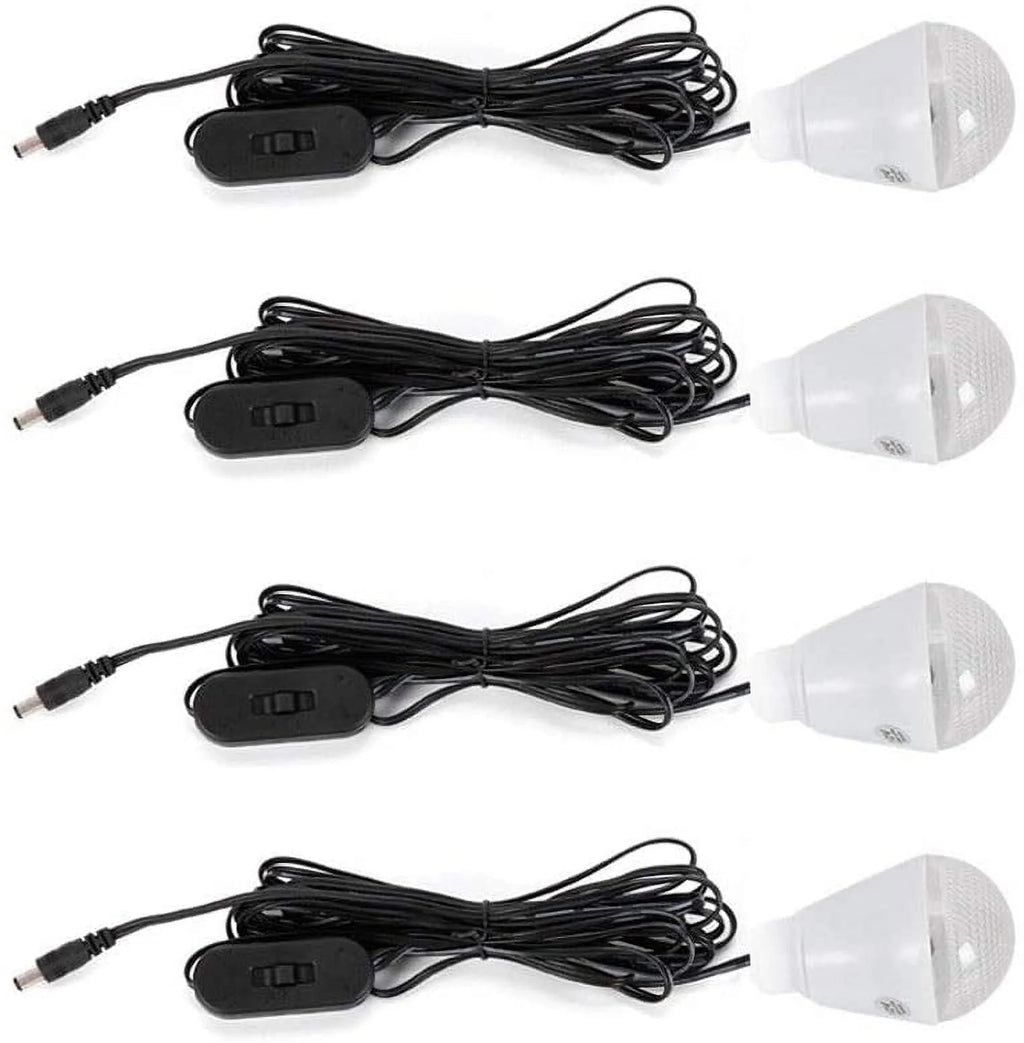 12V 4A Portable Power Station with 4 LED Bulbs M713