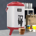 8L Stainless Steel Hot Beverage Dispenser with Thermometer Y63484