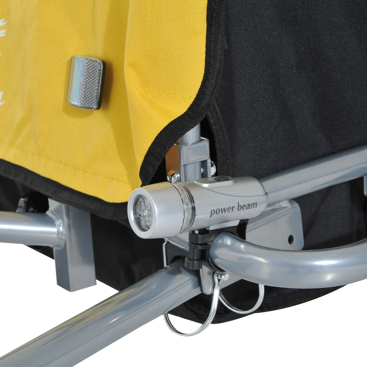 Double Baby Bike Trailer Stroller Swivel Wheel D311253