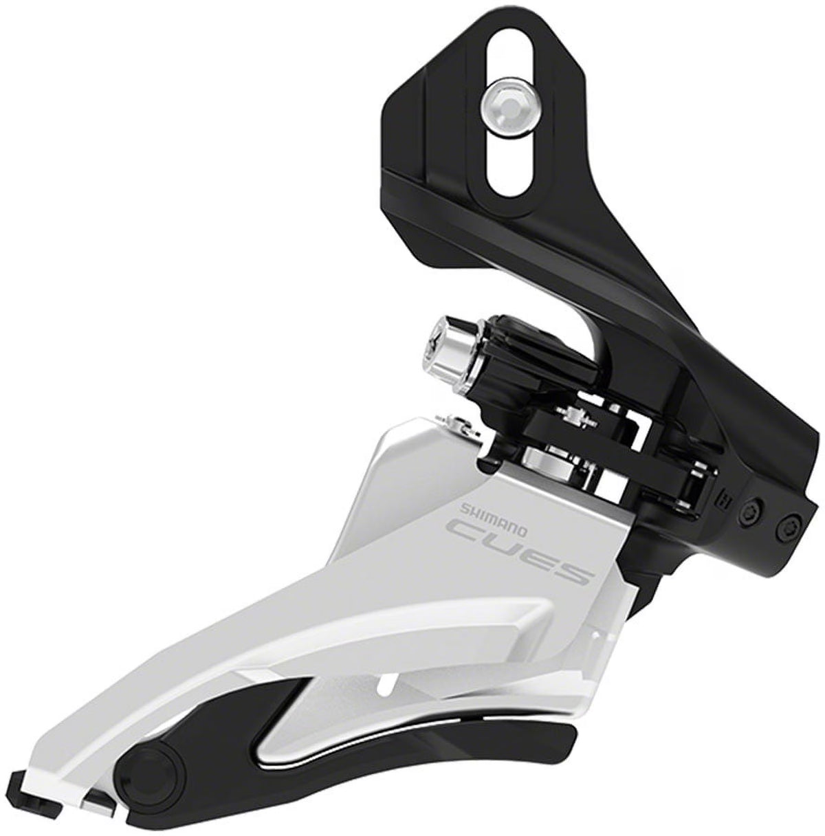 Front Derailleur 9/10-Speed Double Side Swing Direct Mount 36/40t Black/Silver D3852