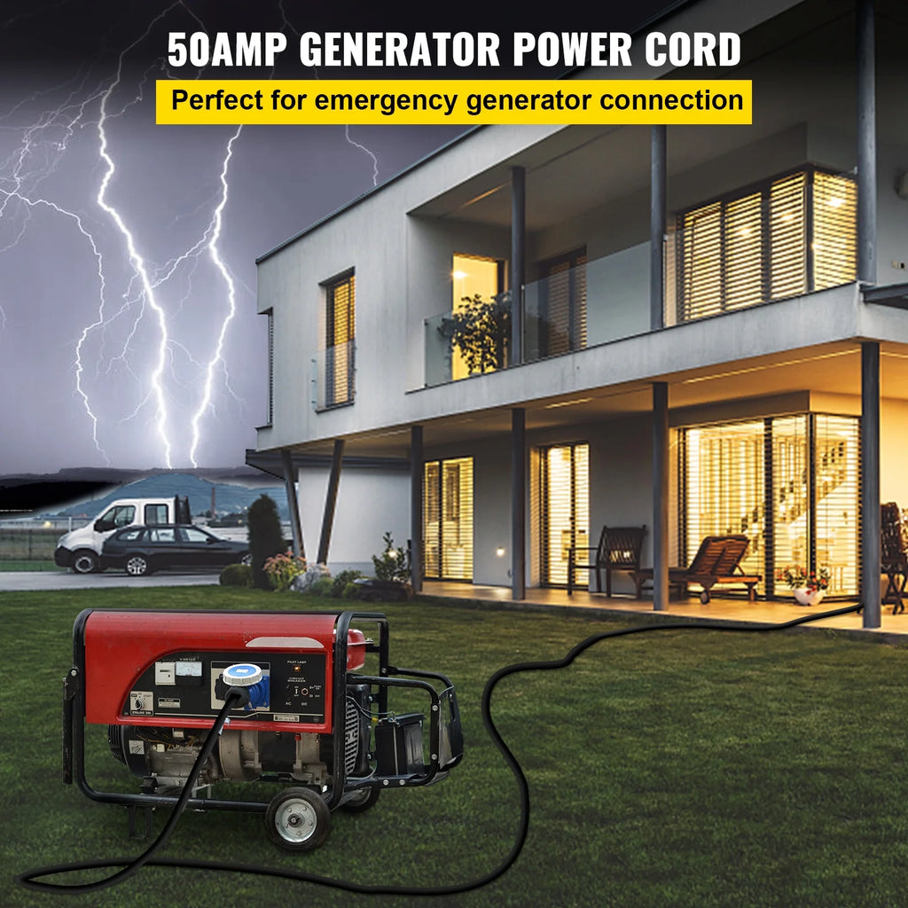 50 ft 50 Amp RV Extension Cord with Molded Connector B32660