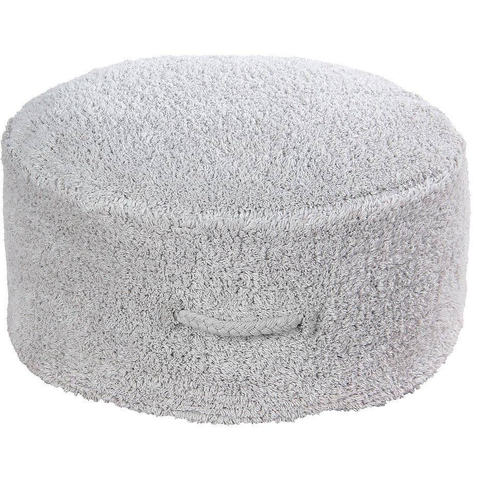 Pearl Grey Pouffe Y829767