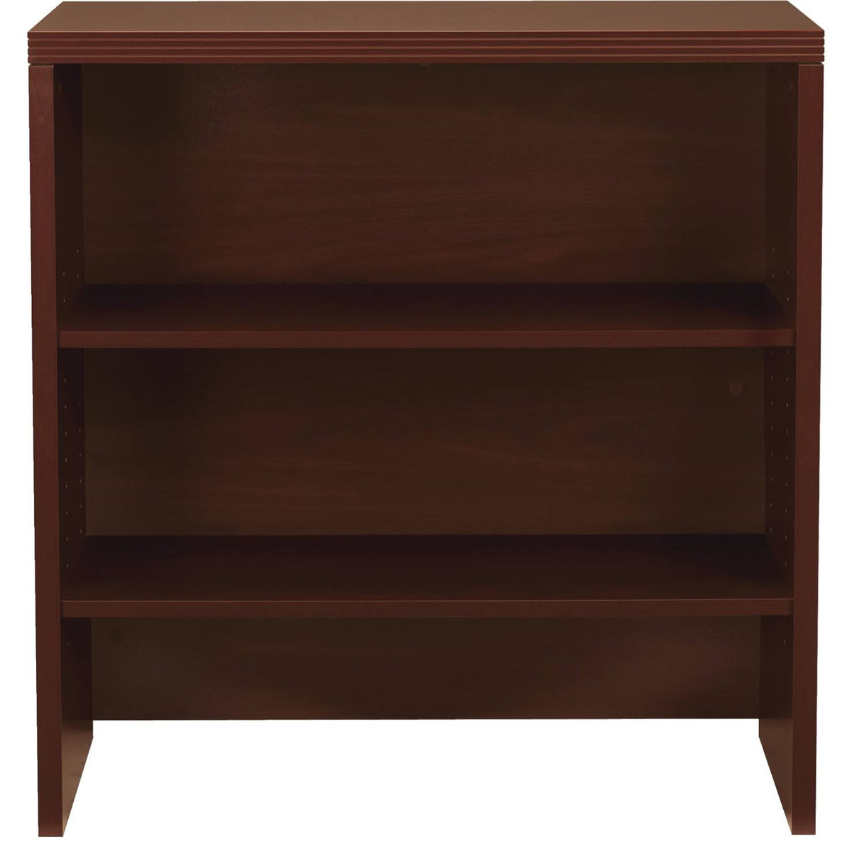 Mahogany 2-Shelf Hutch Bookcase M575161