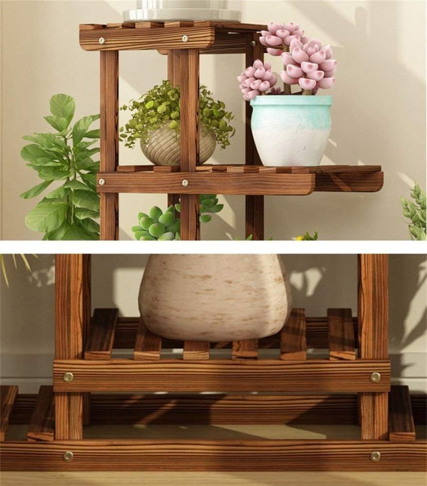 3-Layer Wooden Flower Pot Stand I408