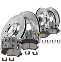 Front + Rear Calipers + Rotors + Ceramic Pads Kit E89443