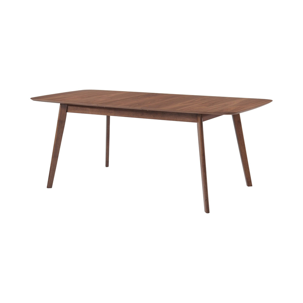 Natural Walnut Dining Table with Butterfly Extension Leaf A760459