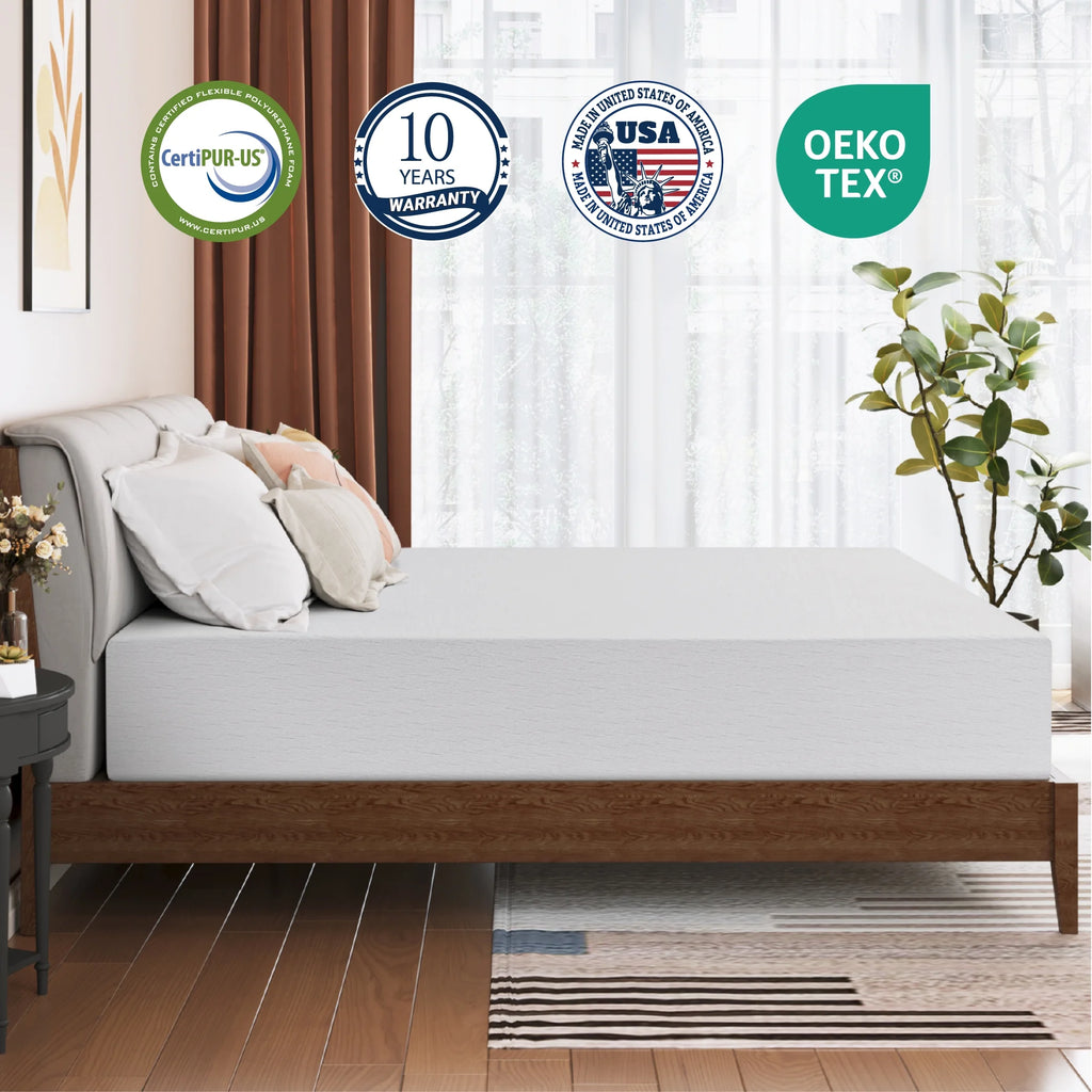 10 Gel Memory Foam Full Mattress Z512241