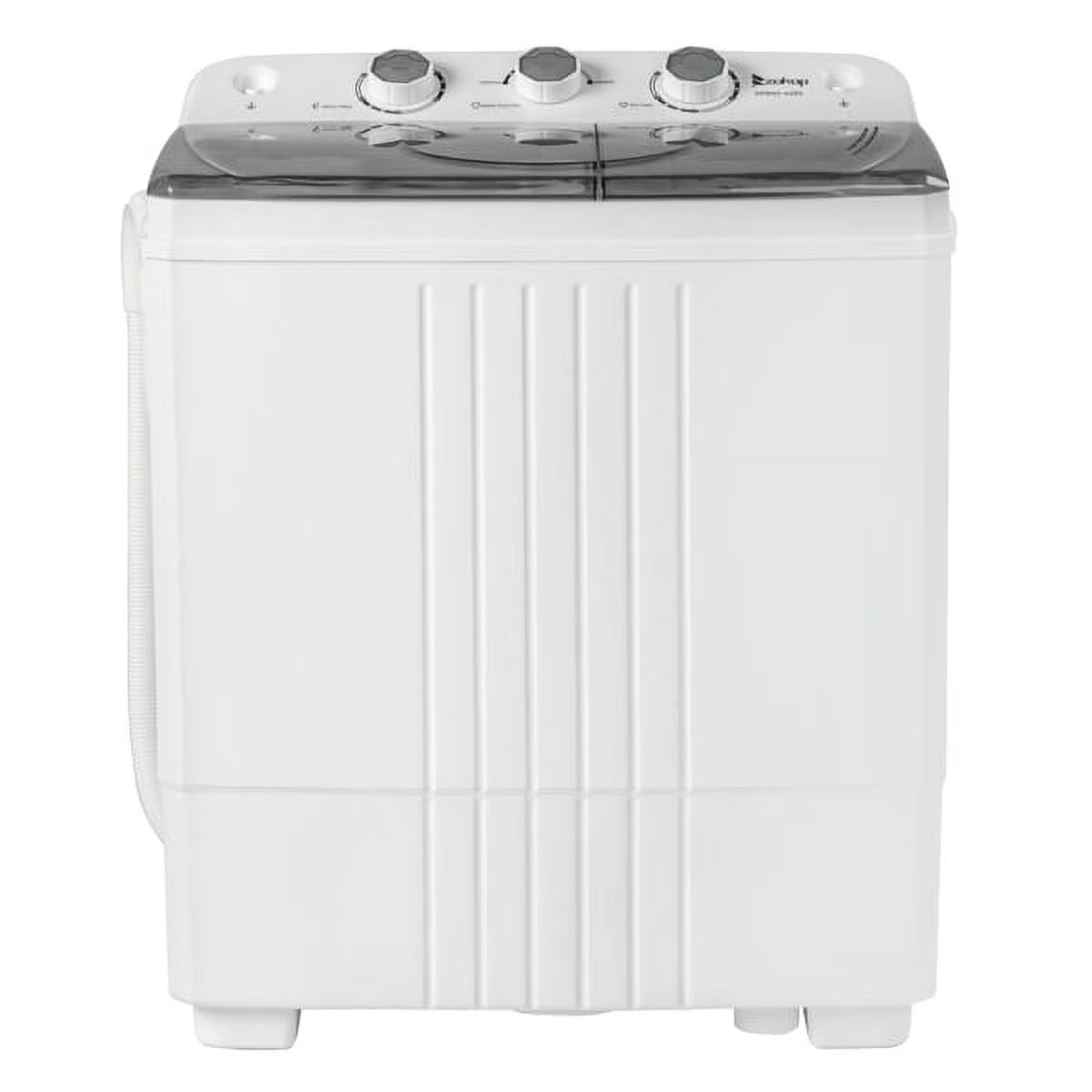 Semi-automatic Twin Tub Washing Machine, 20Lbs, White & Grey A43972