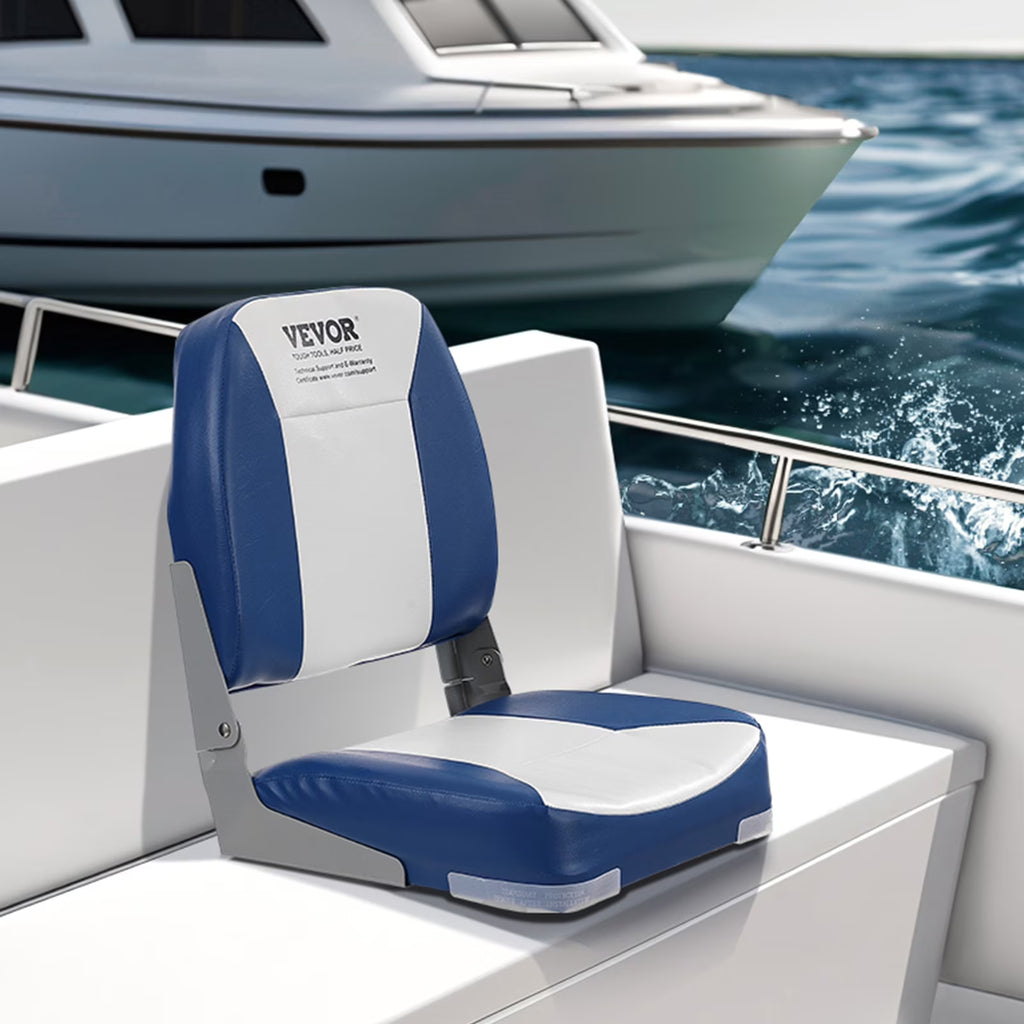 Low Back Fold-Down Fishing Boat Seat Chair K45026