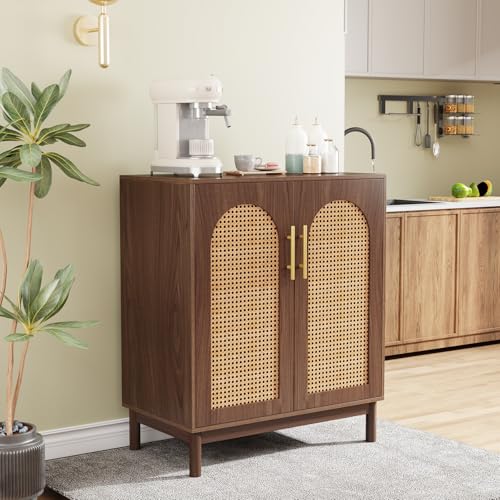 Set of 2 Rattan Sideboard Buffet with Storage Z9874