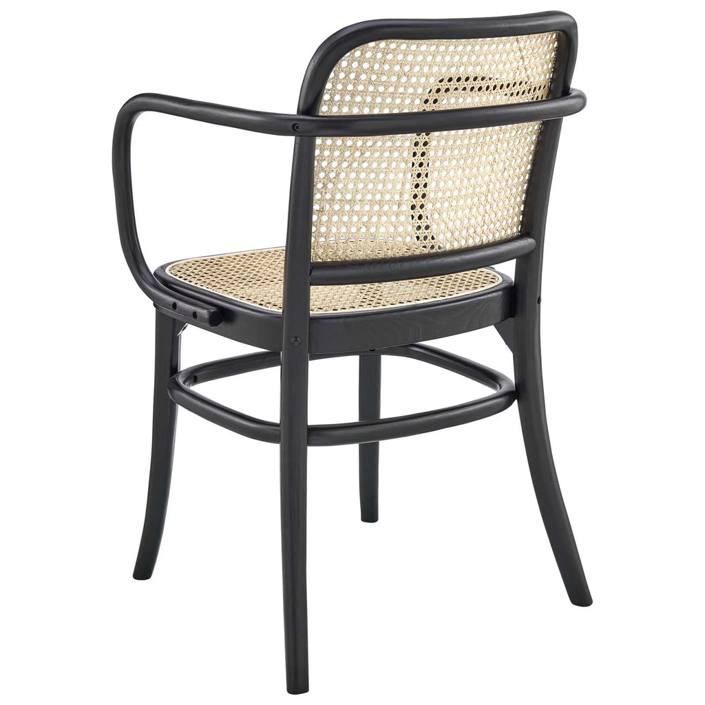 Black Wood Side Dining Chair O457216
