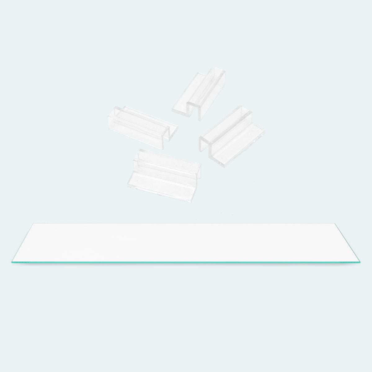Rimless Tank Glass Lids 90L Lid + Clips Y313635