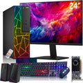 RGB Gaming Desktop PC with 24" FHD Monitor, 16GB DDR4 RAM, 512GB NVMe SSD X51767