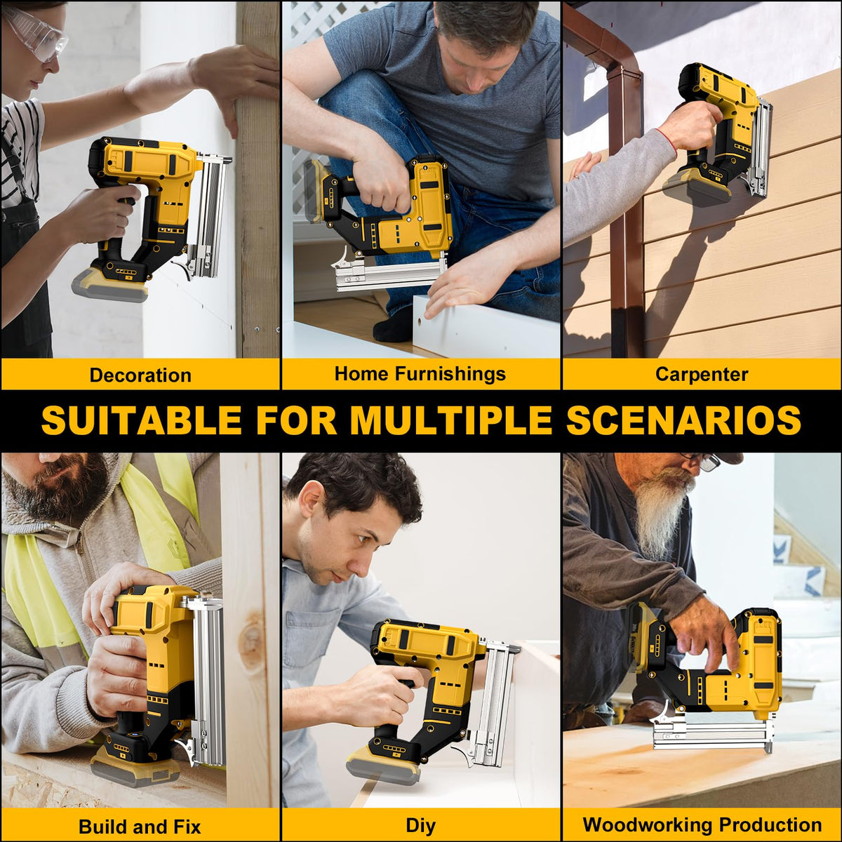 18 Gauge Cordless Brad Nailer with 1000 Nails Y99681