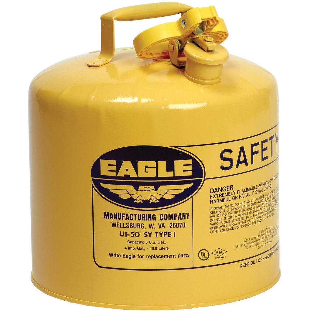 5 Gallon Yellow Safety Gas Can W79818