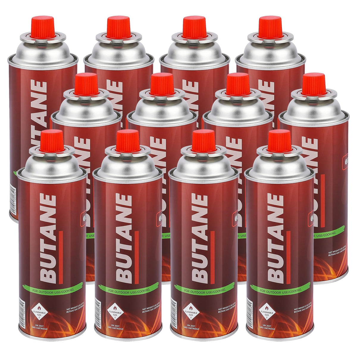 Butane Fuel Canisters 12 Pack U445