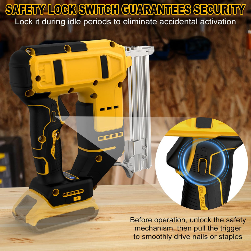 18 Gauge Cordless Brad Nailer with 1000 Nails Y99681