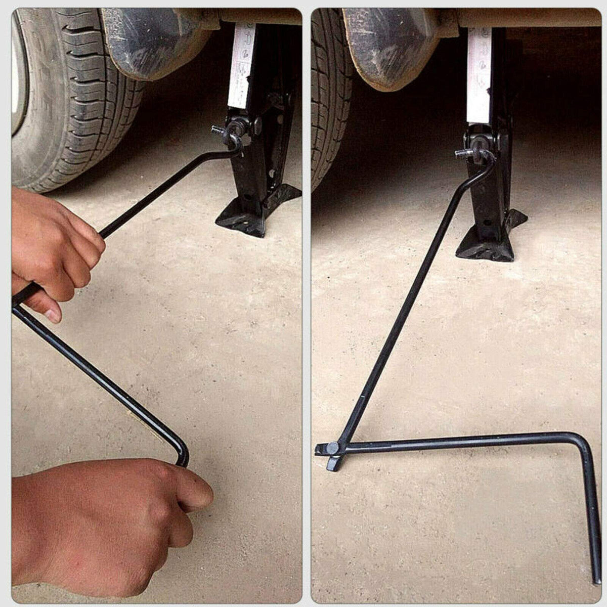 Spare Tire Lug Wrench Tool and 2 Ton Scissor Jack L803