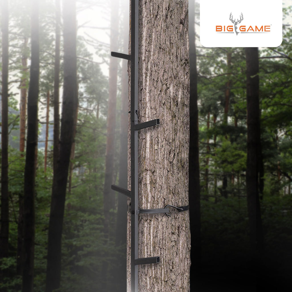 Steel Hang-On Treestand with Flip-Back Seat and Climbing Sticks G900118
