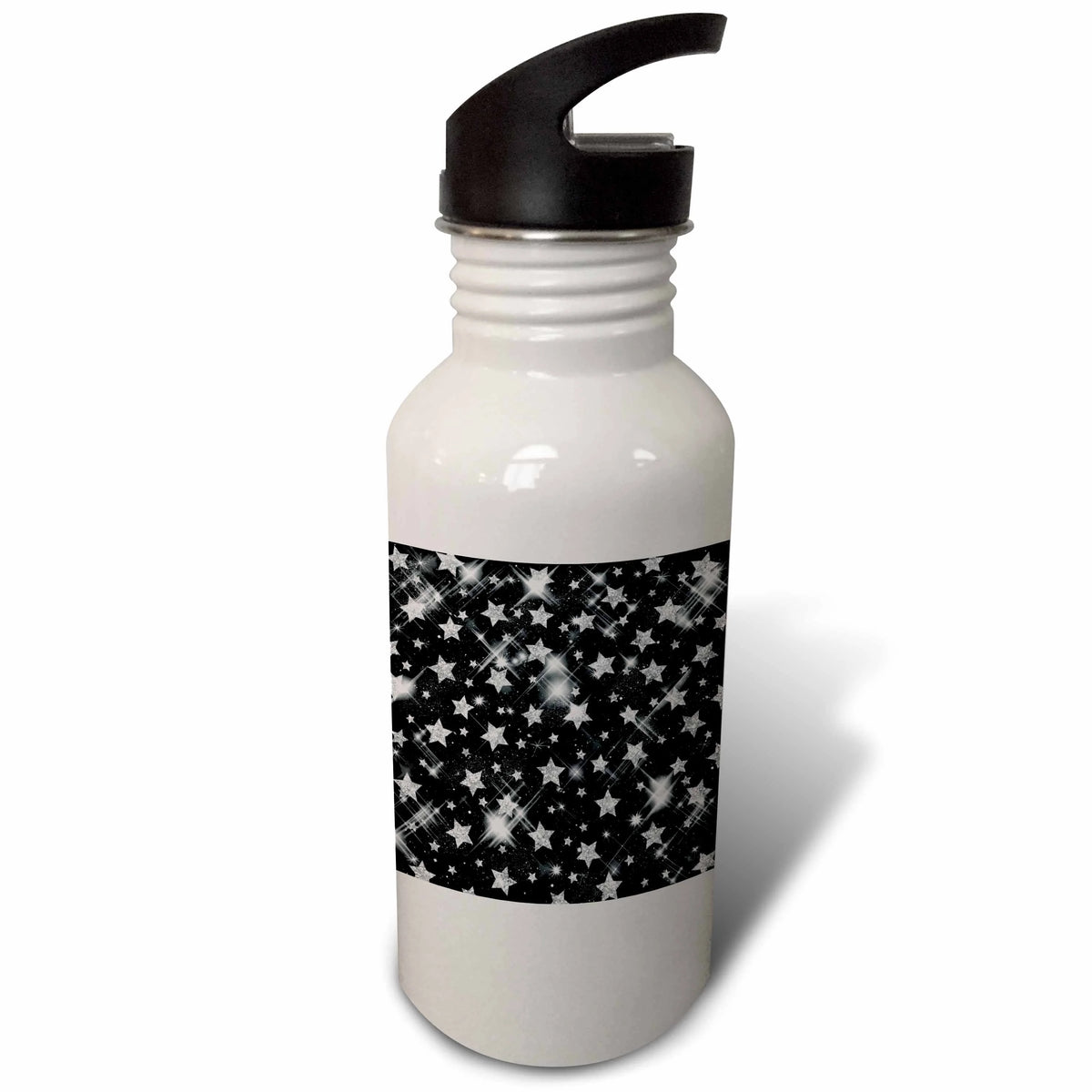 Silver 21 oz Sports Water Bottle X3193