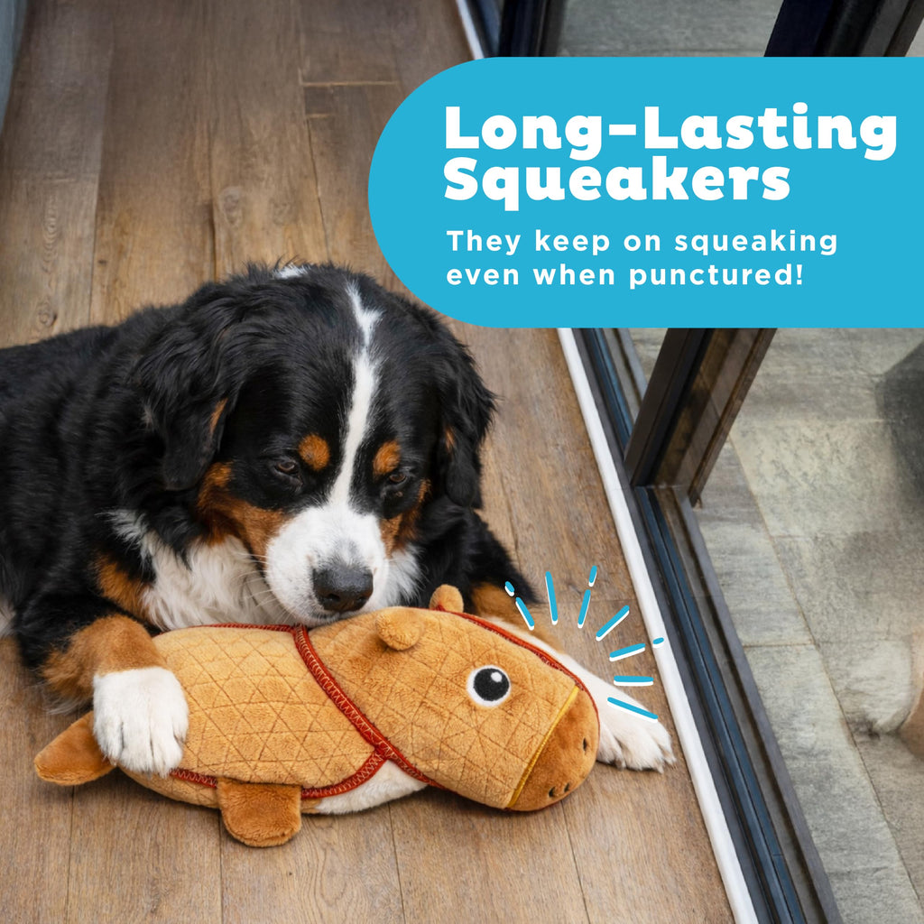 Durable Plush Dog Toy with Squeaker T7639