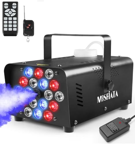 600W Smoke Machine with RGB LED Lights and Remote Control A1418
