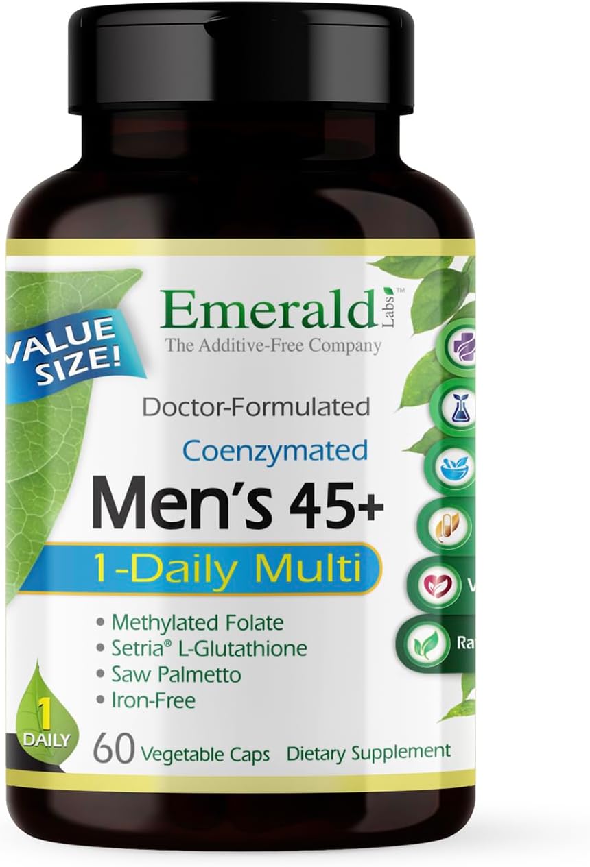Women's 45+ 1-Daily Multi (60 Caps) & Men's 45+ 1-Daily Multi (60 Caps) Complete Multivitamin B489