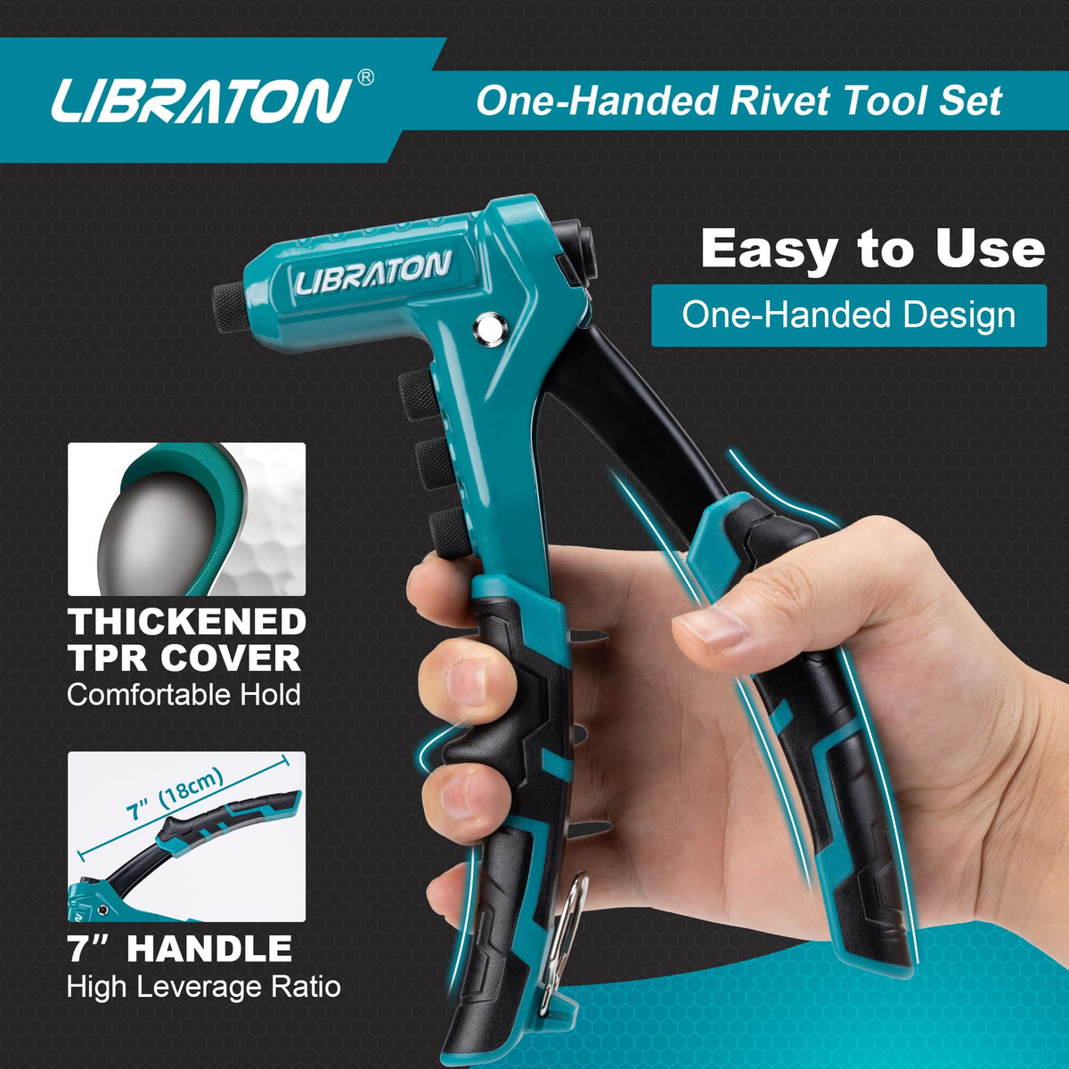 One-Handed Rivet Gun Set I319836