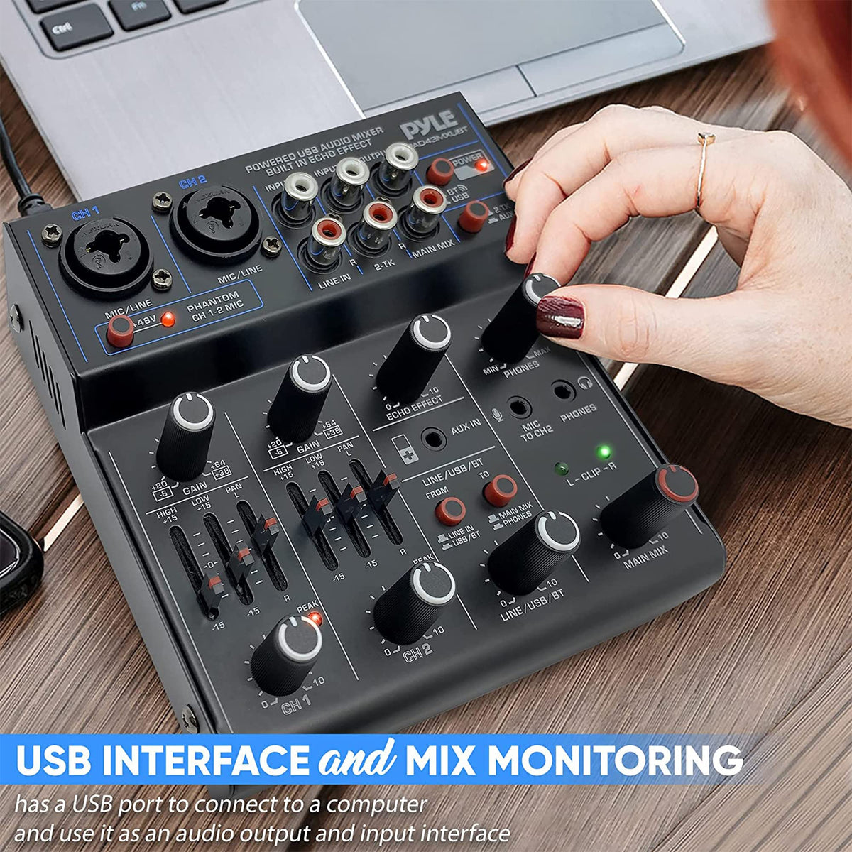 4 Channel Bluetooth Audio Mixer V292710