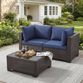 3 Piece Outdoor Wicker Patio Furniture Set R837835