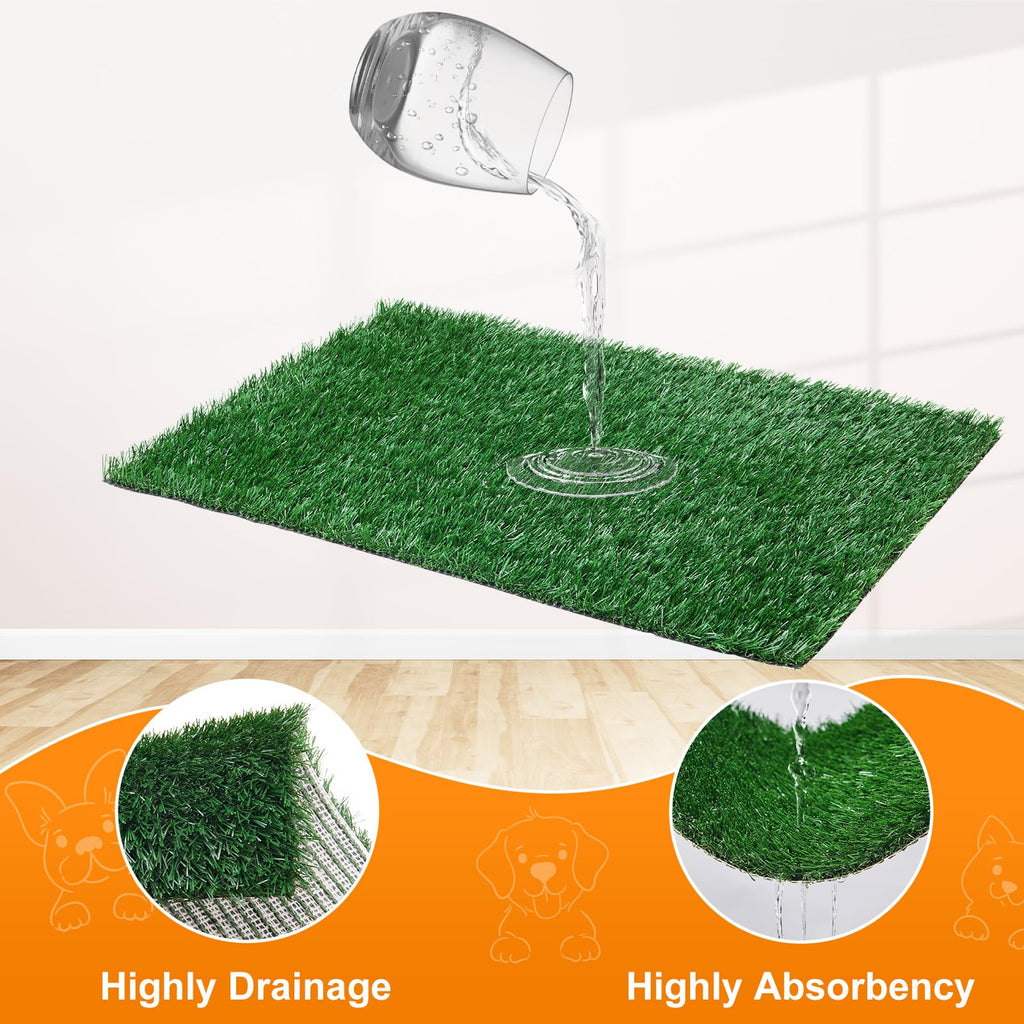 Dog Grass Pad with Tray 16x20in V11753