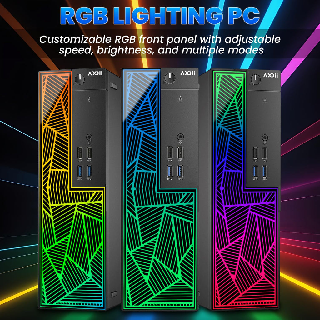 RGB Gaming Desktop PC with 24" FHD Monitor, 16GB DDR4 RAM, 512GB NVMe SSD X51767