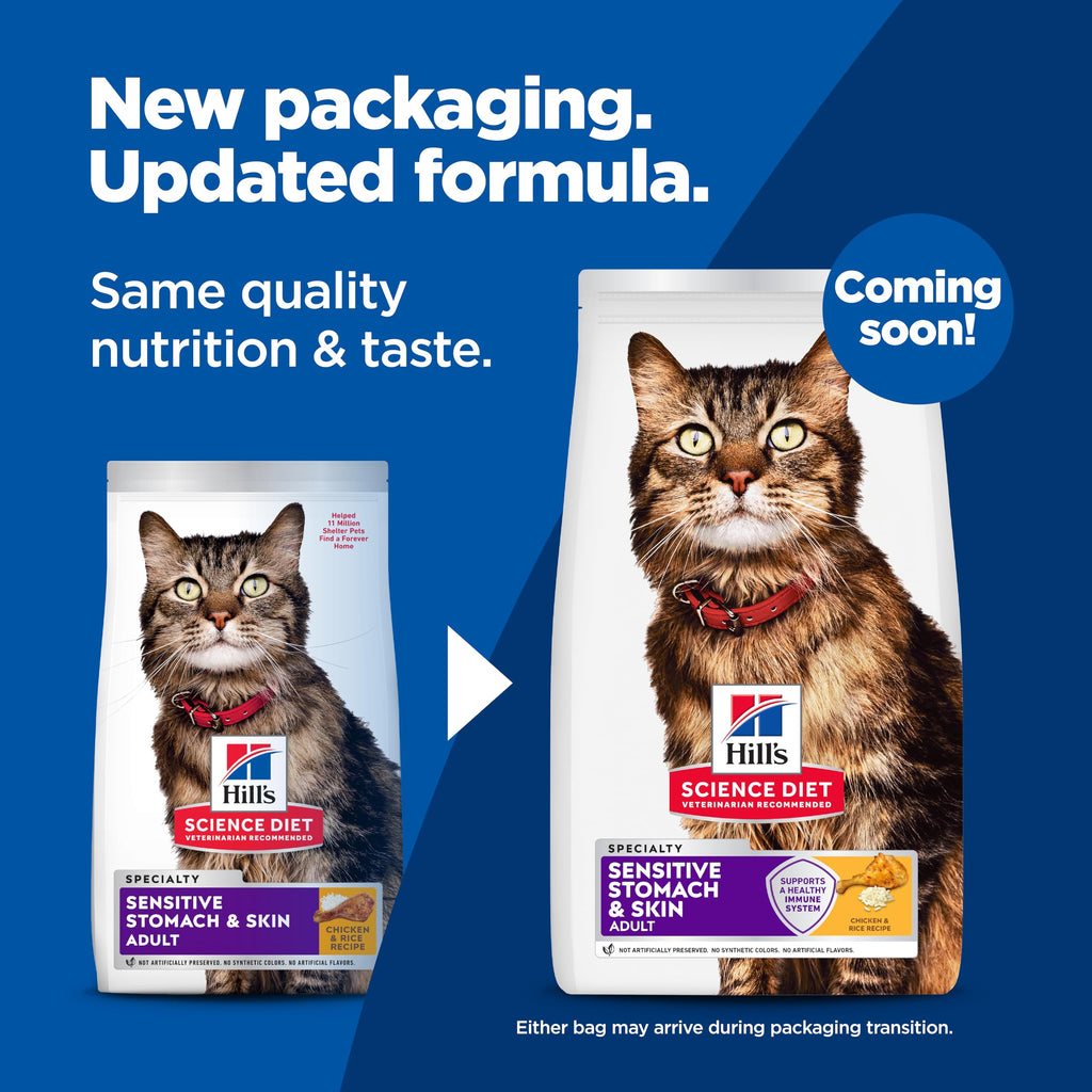 Sensitive Stomach & Skin Dry Cat Food E6443