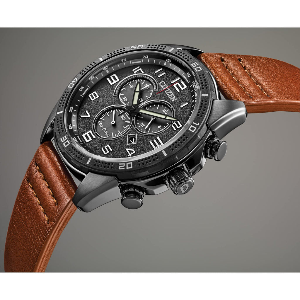 Men's Stainless Steel Eco-Drive Watch F147978