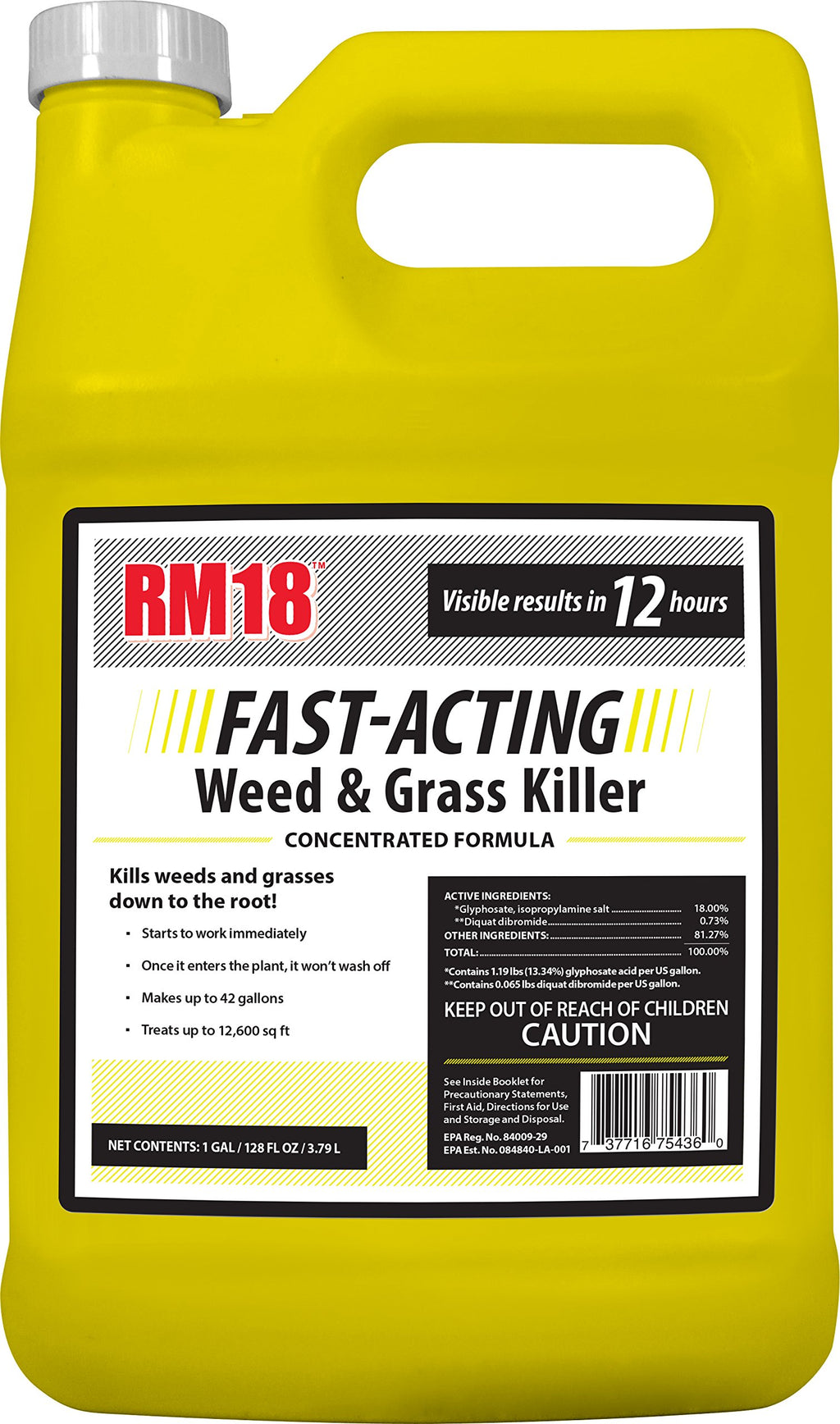 Fast-Acting Weed & Grass Killer Herbicide Spray 1-gallon Y69012