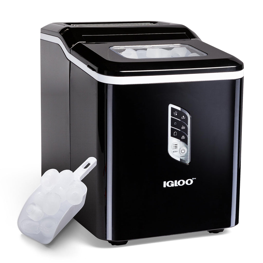 Portable Ice Maker with Scoop and LED Control Panel R178239