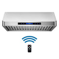 500 CFM Convertible Under Cabinet Range Hood with Remote and Digital Touch Controls V491