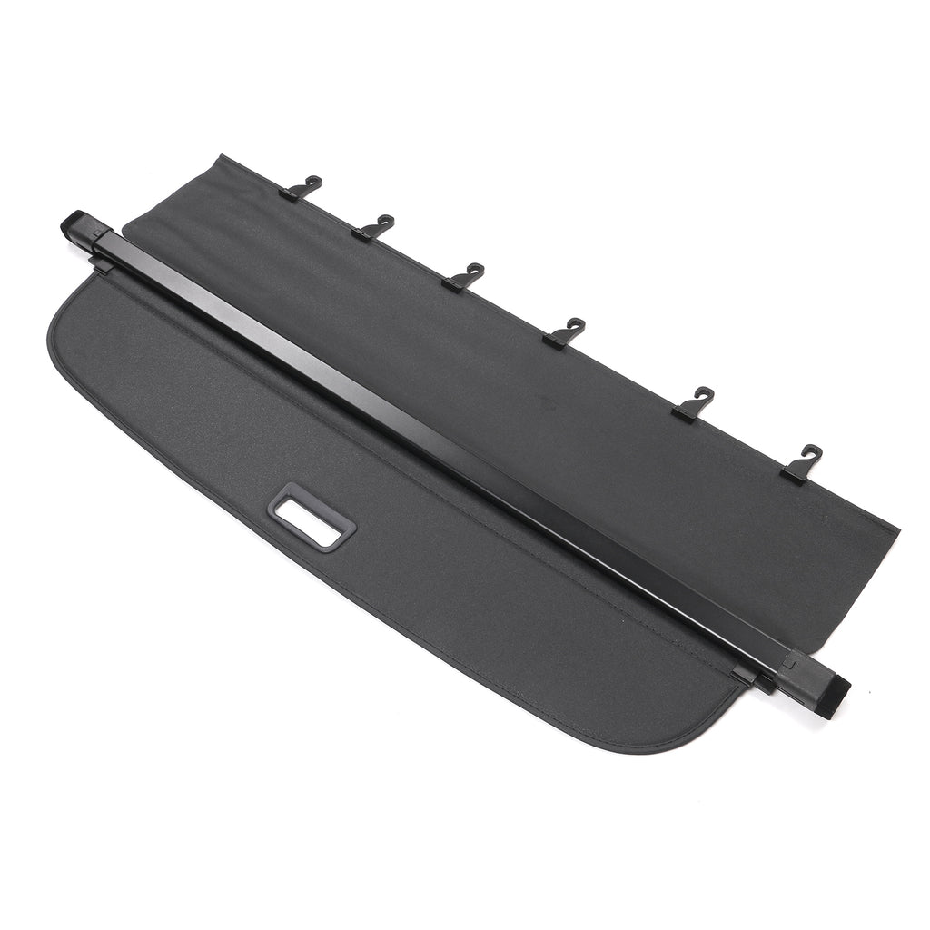 Black PVC & Aluminum Rod Retractable Cargo Cover B3184