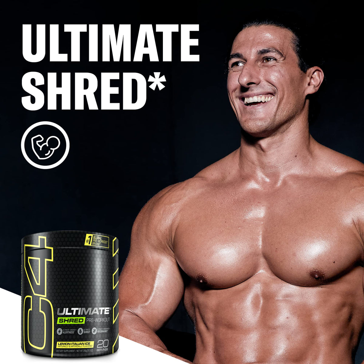 Pre Workout Powder Fat Burner Supplement With Ginger Root Extract 20 Servings J827269