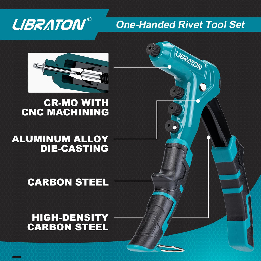 One-Handed Rivet Gun Set I319836