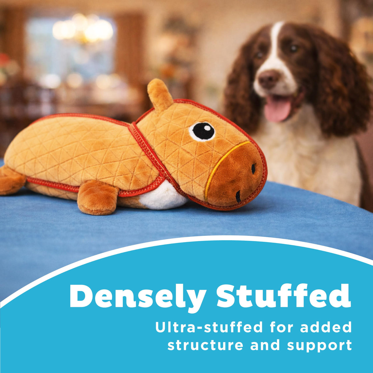 Durable Plush Dog Toy with Squeaker T7639