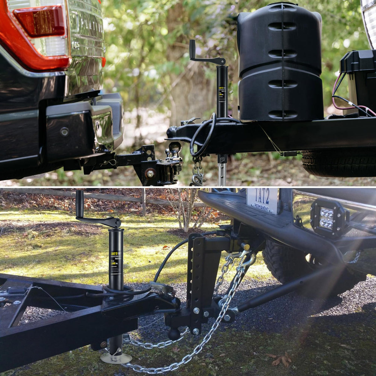 5000 lbs A-Frame Trailer Jack with Adjustable Drop Leg M406477