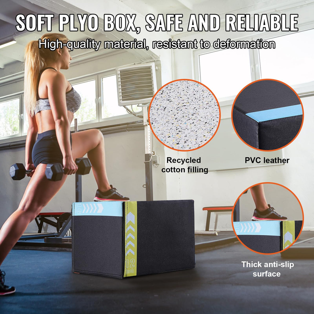 3 in 1 Plyometric Jump Box S829026