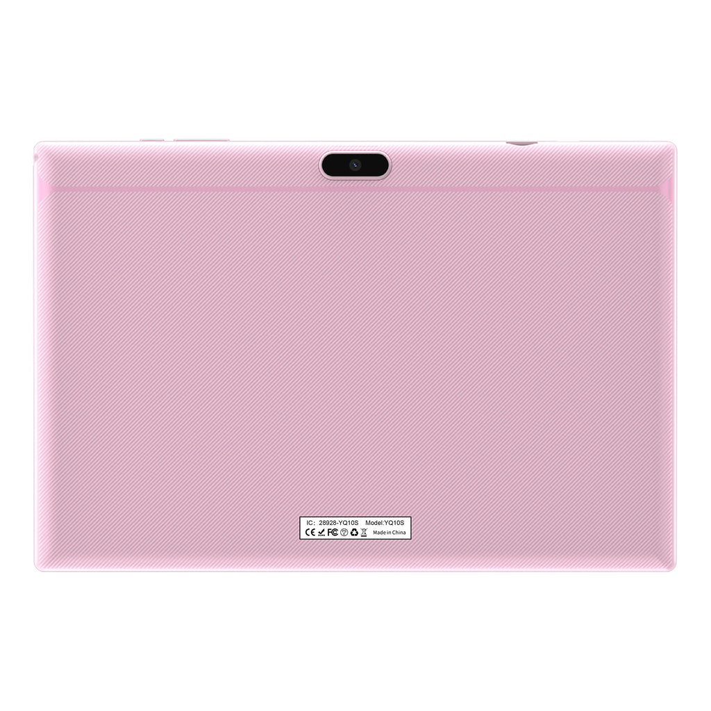 10 Inch Android Tablet with Keyboard Mouse Case Stylus Pink L21349